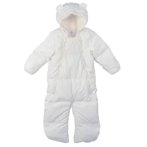 [12-18m] Baby Gap Warmest Snowsuit Convertible Bunting in White