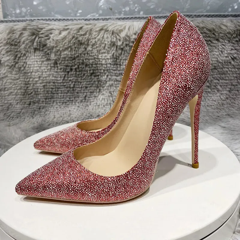 12cm High heels  sexy alternative passion red high heels