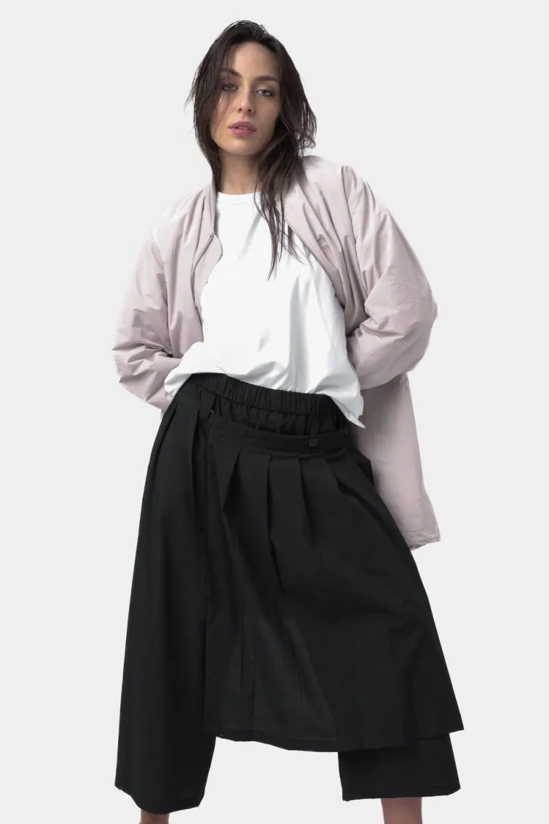 2 Pocket Long Bomber Jacket