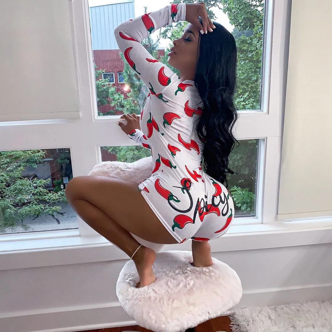 2023 Summer Women Long Sleeve Bodycon Short Romper Jumpsuit