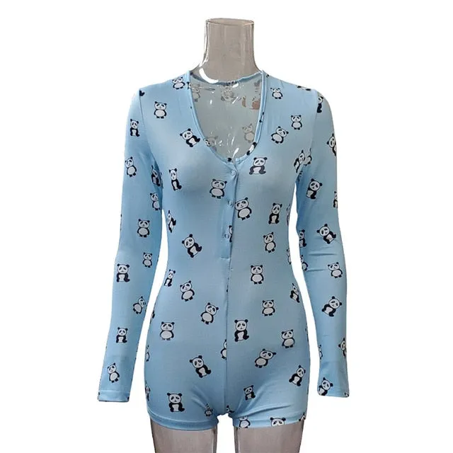 2023 Summer Women Long Sleeve Bodycon Short Romper Jumpsuit