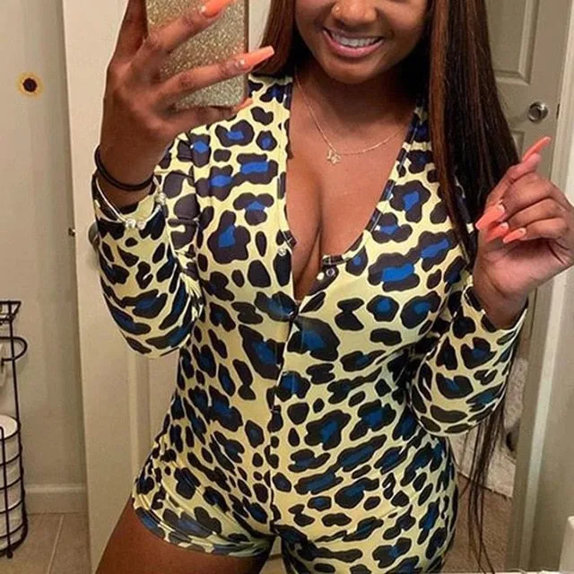 2023 Summer Women Long Sleeve Bodycon Short Romper Jumpsuit