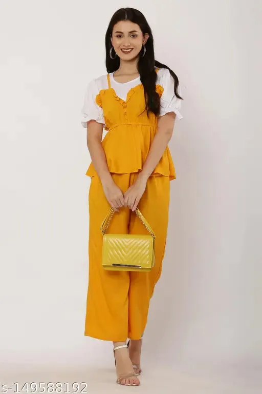 2Piece jumpsuit for Womens and girls  Urbane Fashionable Women Jumpsuits 2 piece jumpsuit for women  Women pieces Jumpsuit  WOMEN JUMPSUIT  Womens Lastik Fnacy Two Piece Jumpsuit  Jumpsuits Two Piece  Women Two pieces Jumpsuit