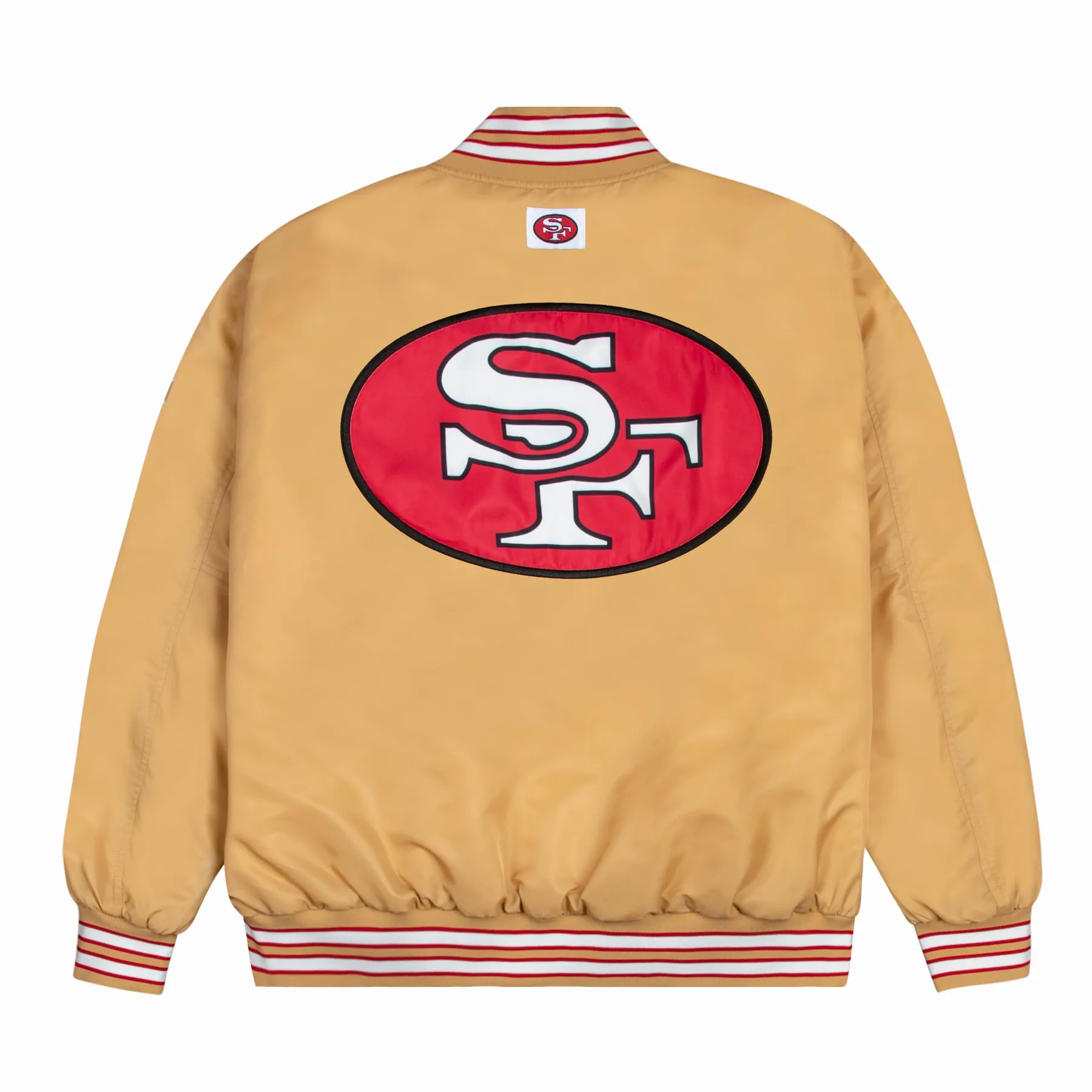 49ERS SATIN BOMBER JACKET by GOLF WANG