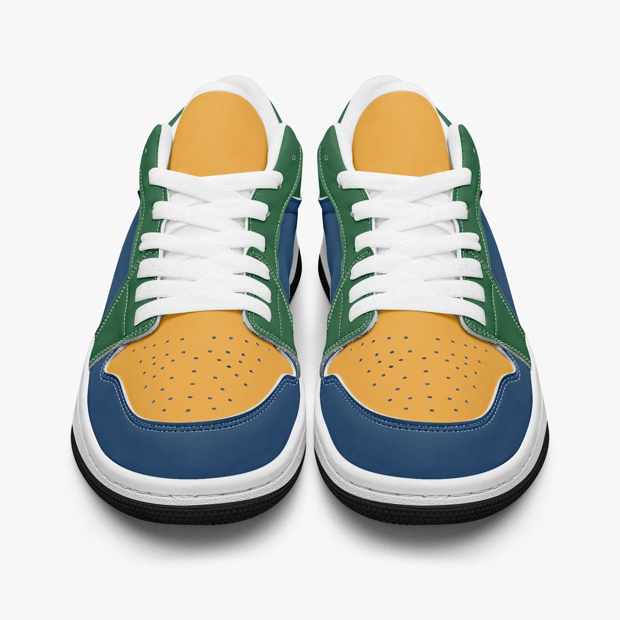 801 Men's Low-Top Leather Basketball Shoes by Niche Era