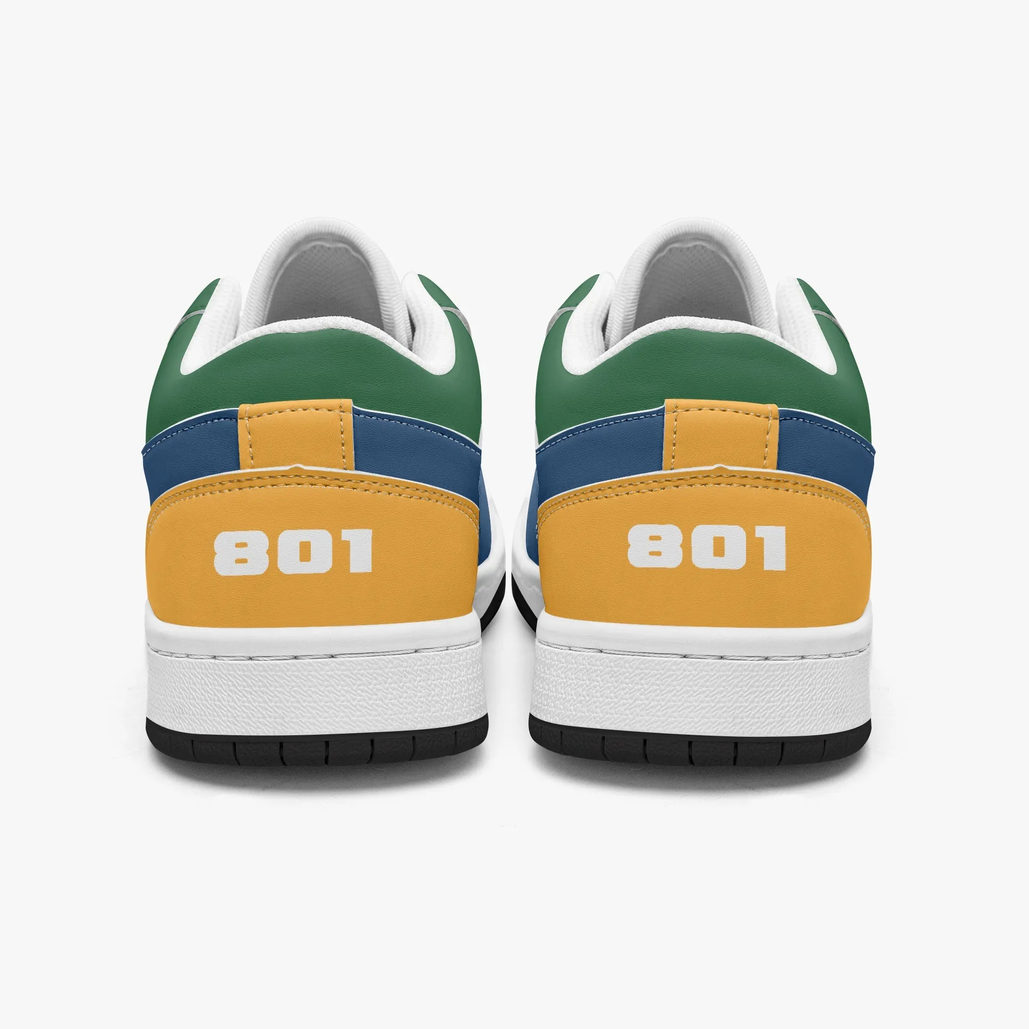 801 Men's Low-Top Leather Basketball Shoes by Niche Era