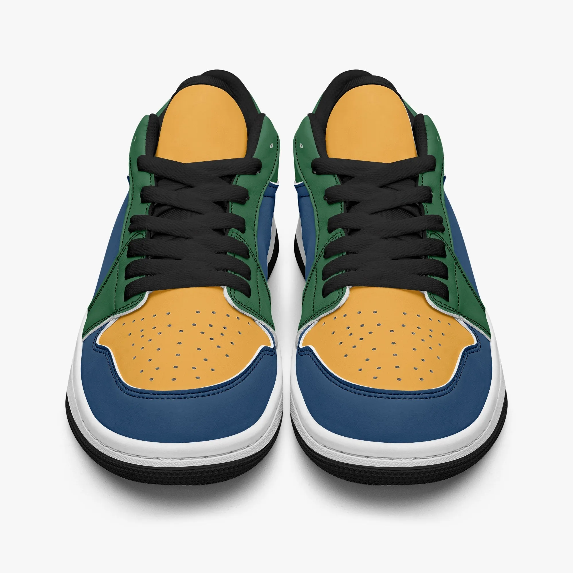 801 Men's Low-Top Leather Basketball Shoes by Niche Era