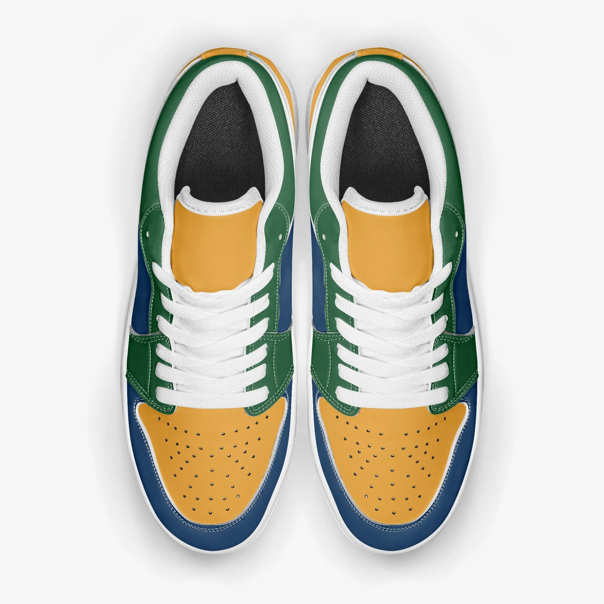 801 Men's Low-Top Leather Basketball Shoes by Niche Era