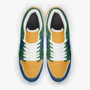 801 Men's Low-Top Leather Basketball Shoes by Niche Era