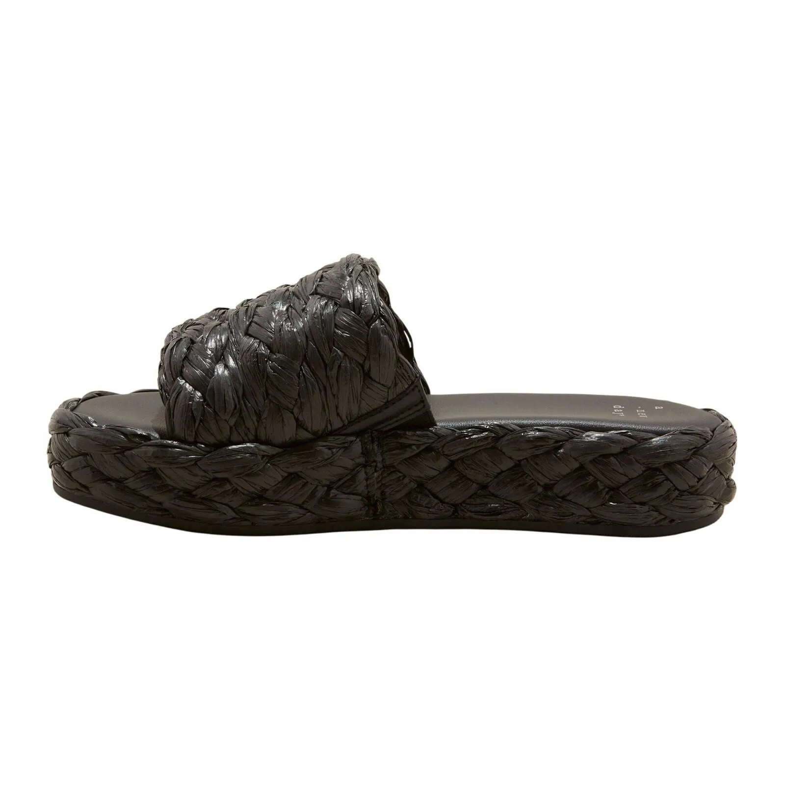 A New Day Womens Casey Flatform Slide Sandals 89998665 Black 11M