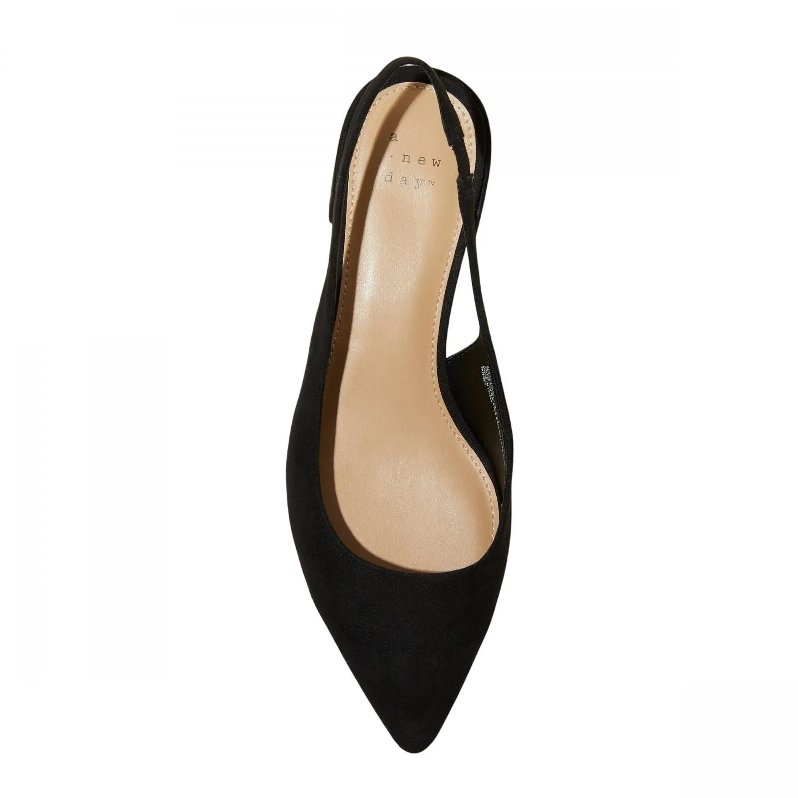 A New Day Womens Elle Slingback Pointed Toe Heels 90972876 Black 11M