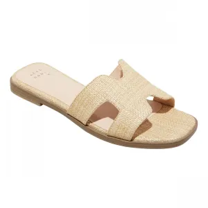 A New Day Womens Nina Slide Sandals 88870712 Beige Brown 8M
