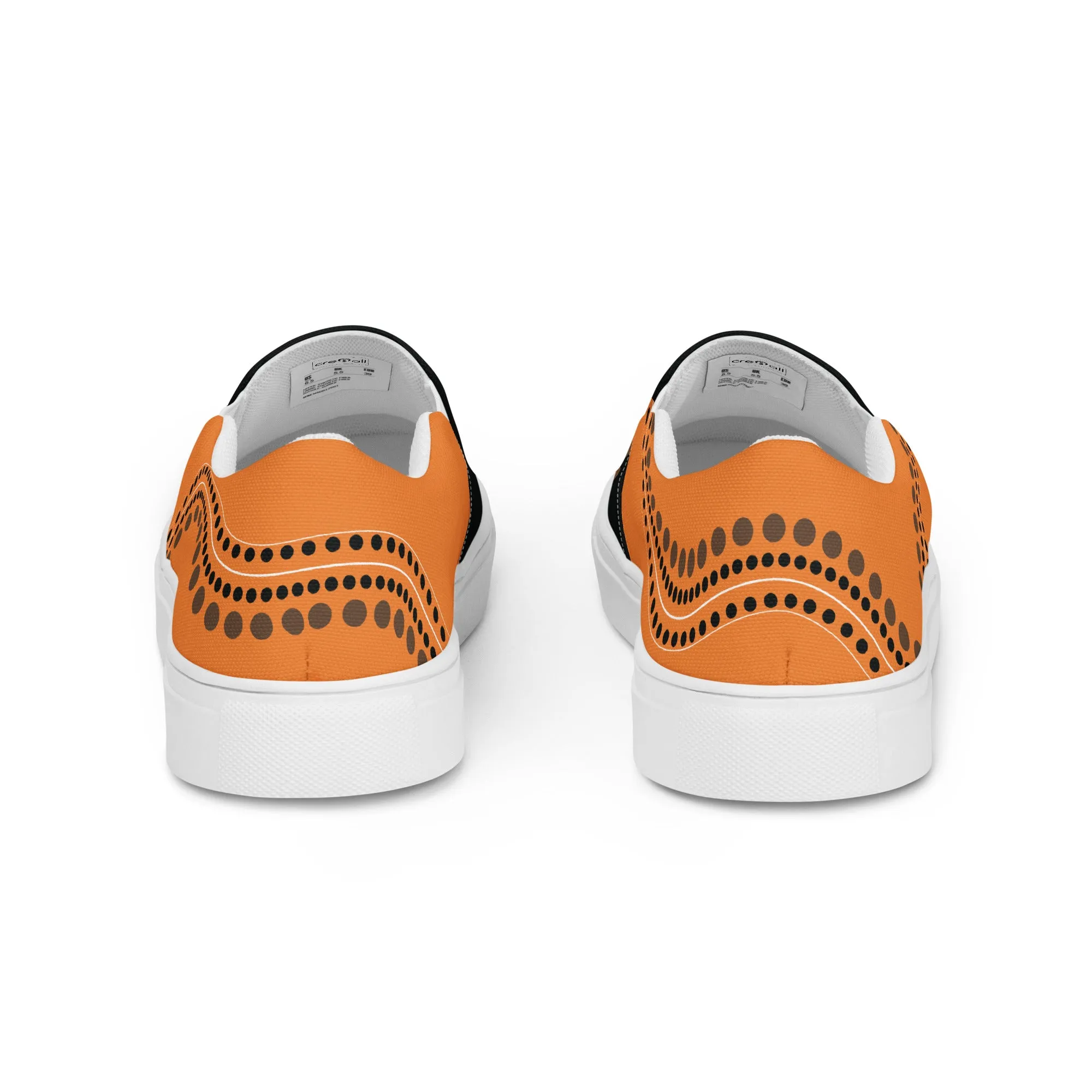 Aboriginal-Inspired Men's Slip-On Canvas Shoes