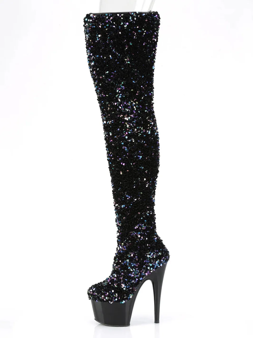 ADORE-3020 - BLACK MULTI SEQUINS ✰ PRE ORDER ✰
