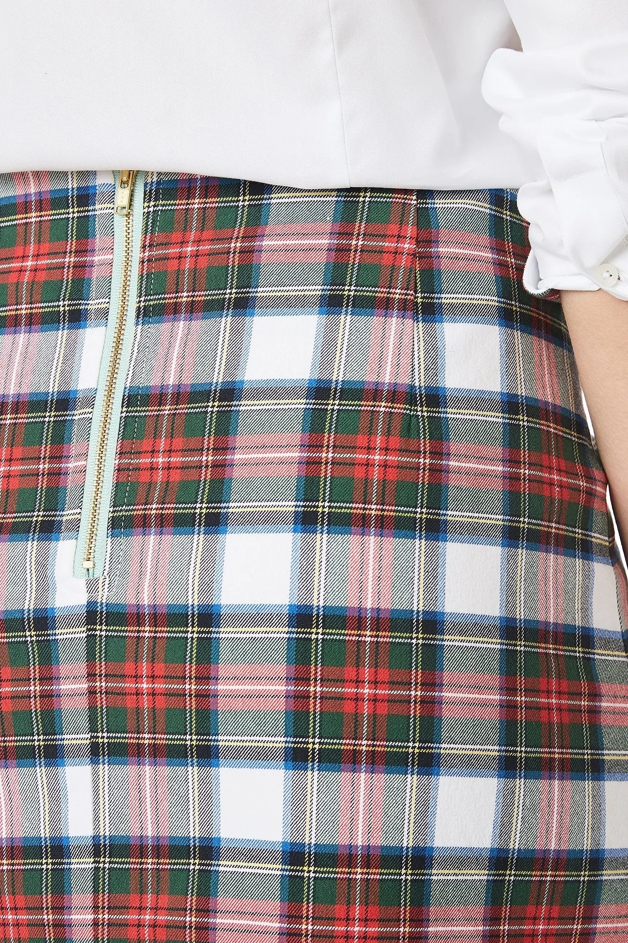 Ali Skirt Twill Dress Stewart Tartan 19"