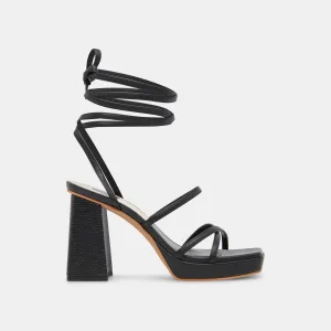 AMANDA HEELS BLACK STELLA