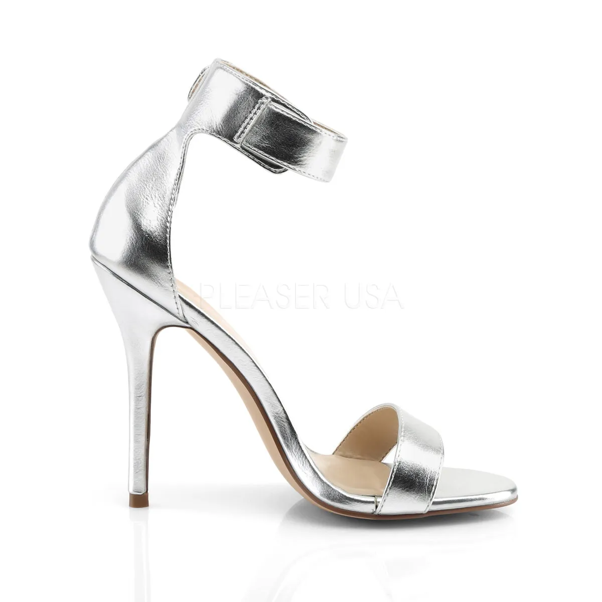 AMUSE-10  Silver Metallic Pu