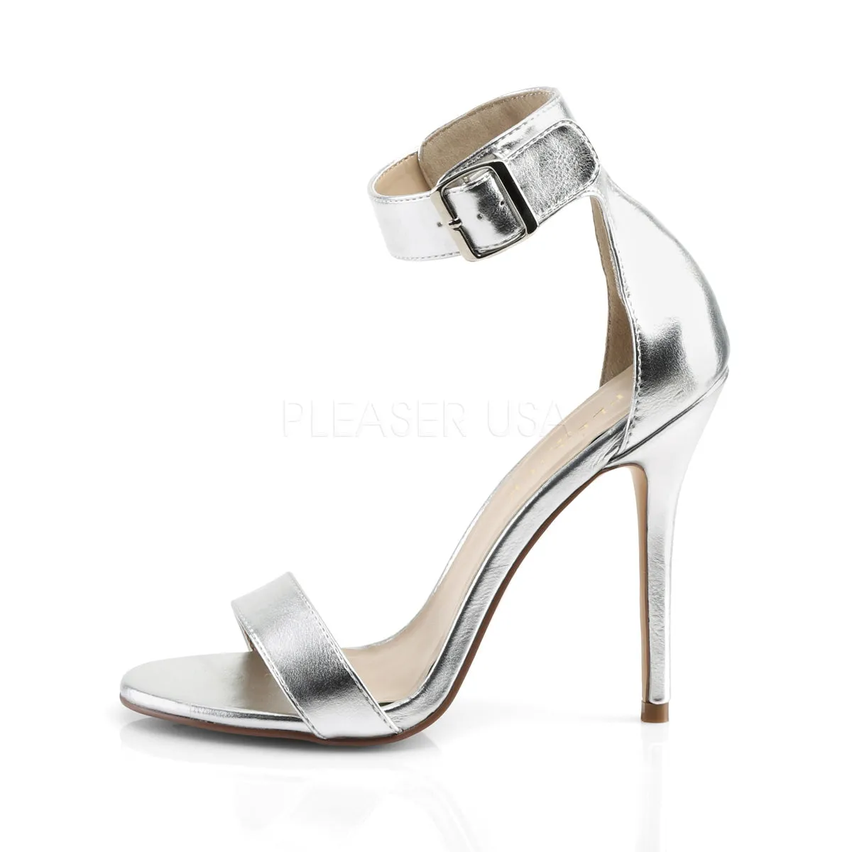 AMUSE-10  Silver Metallic Pu