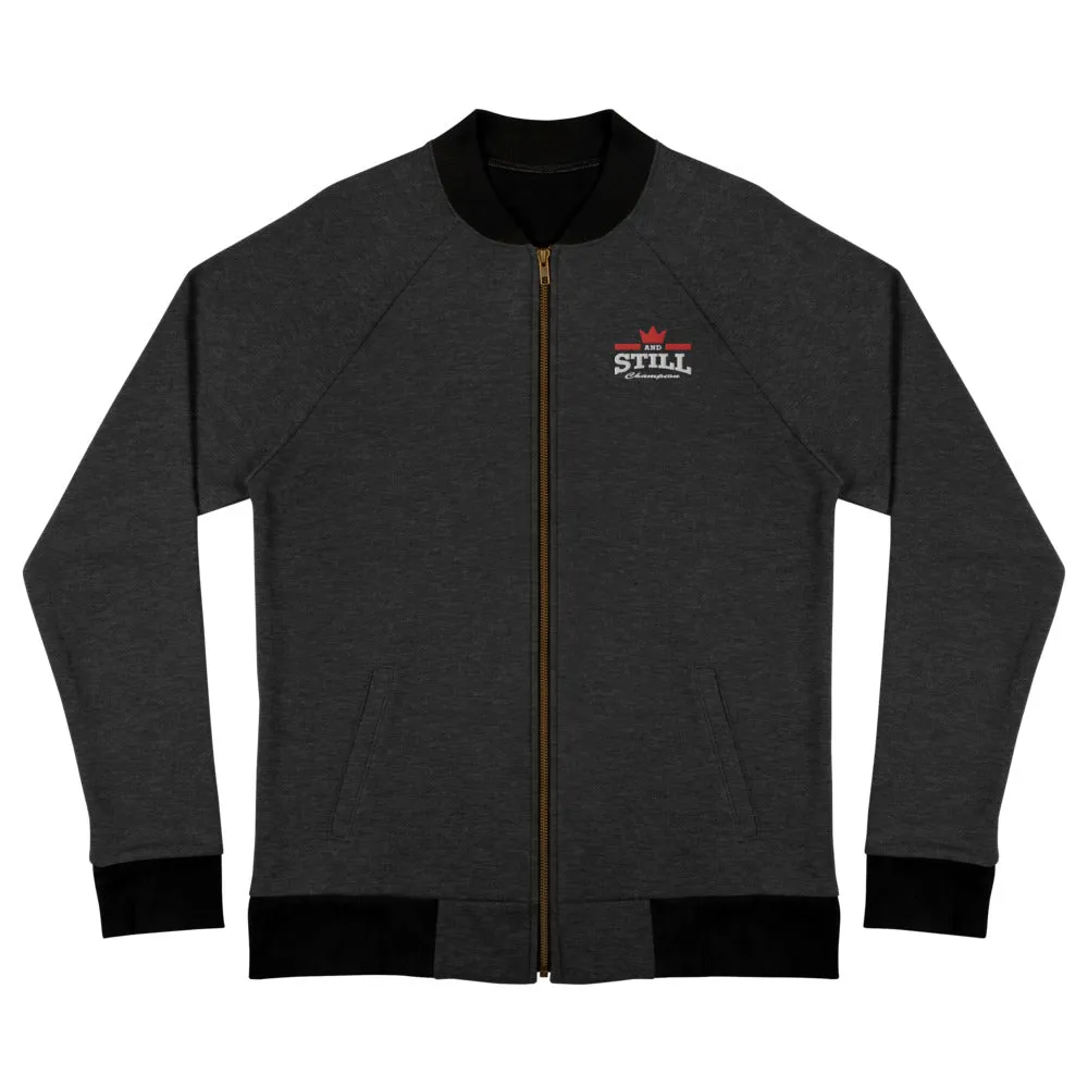 And Still Champion embroidered jacket, white lettering