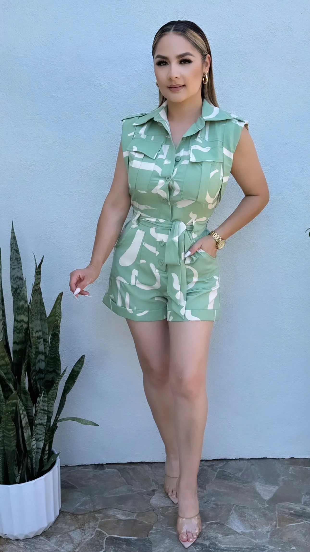 ARMAE MINT ROMPER