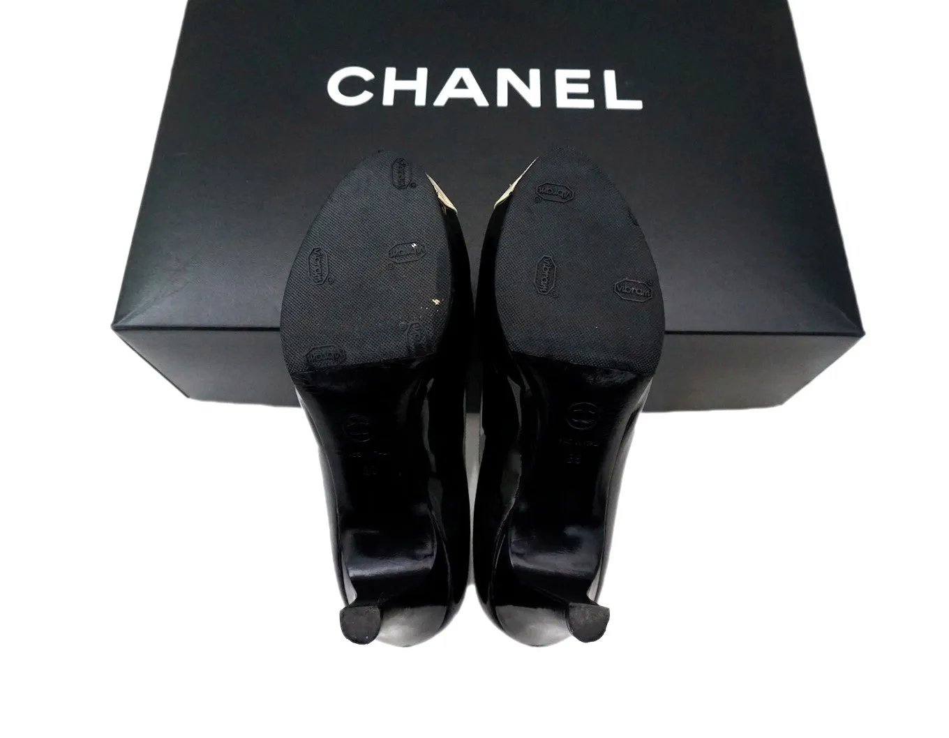 Authentic Chanel Classic Runway Patent Pumps