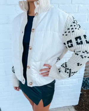 Aztec Puff Jacket