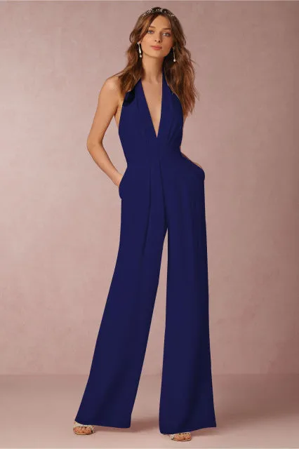 Backless Jumpsuits Romper