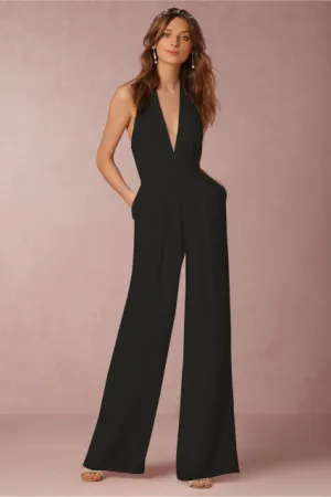 Backless Jumpsuits Romper