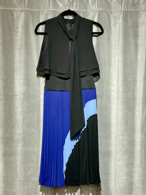 BCBGMaxAzria Sleeveless Dress with Pleated Bottom