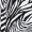 Black And White Zebra Print Midi Shirt Dress