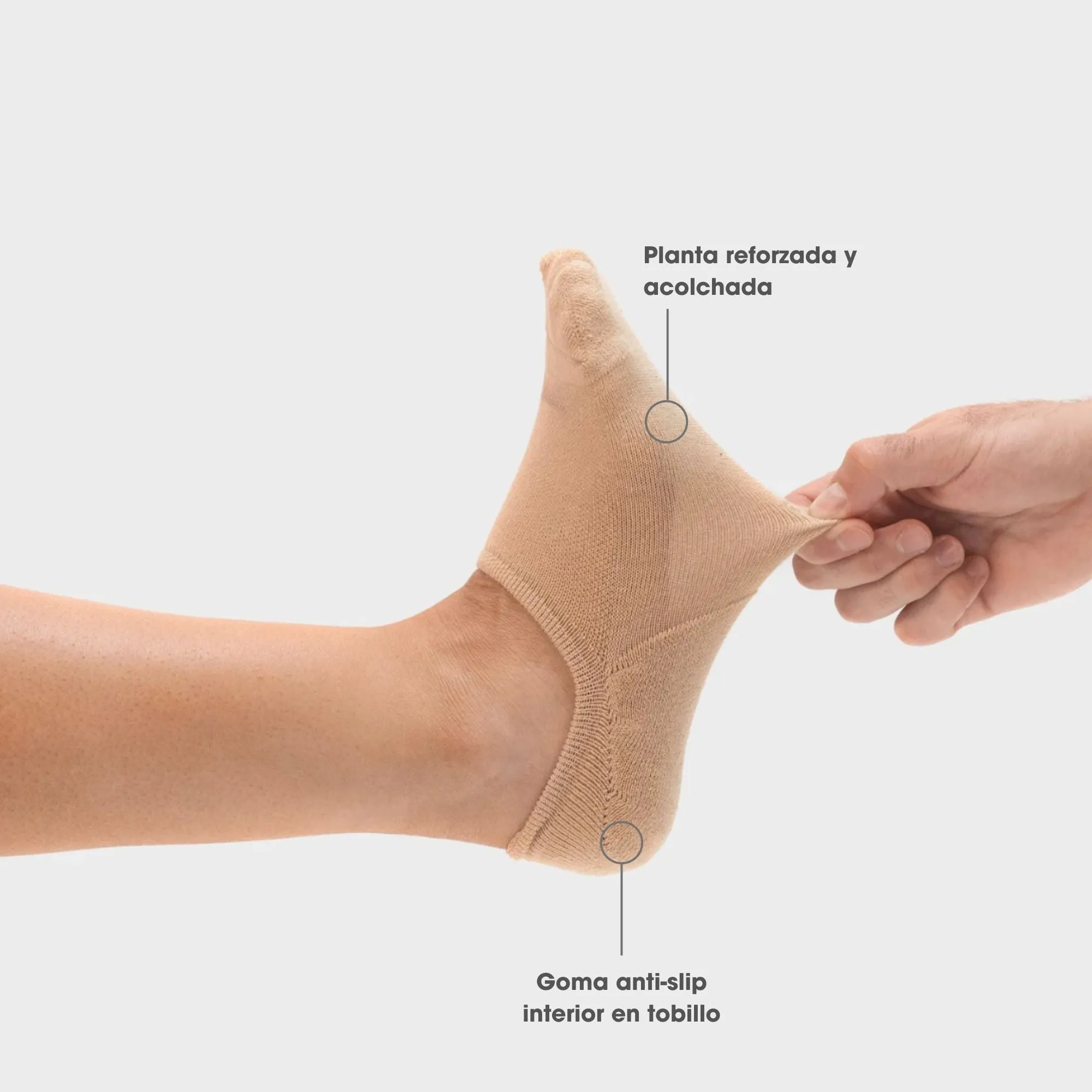 Black Invisible Sock