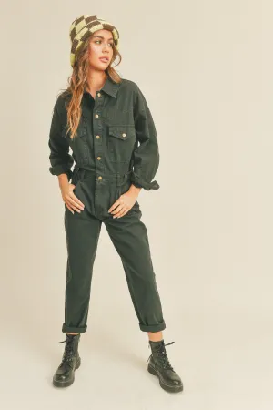 Black Sun Utility Jumpsuit