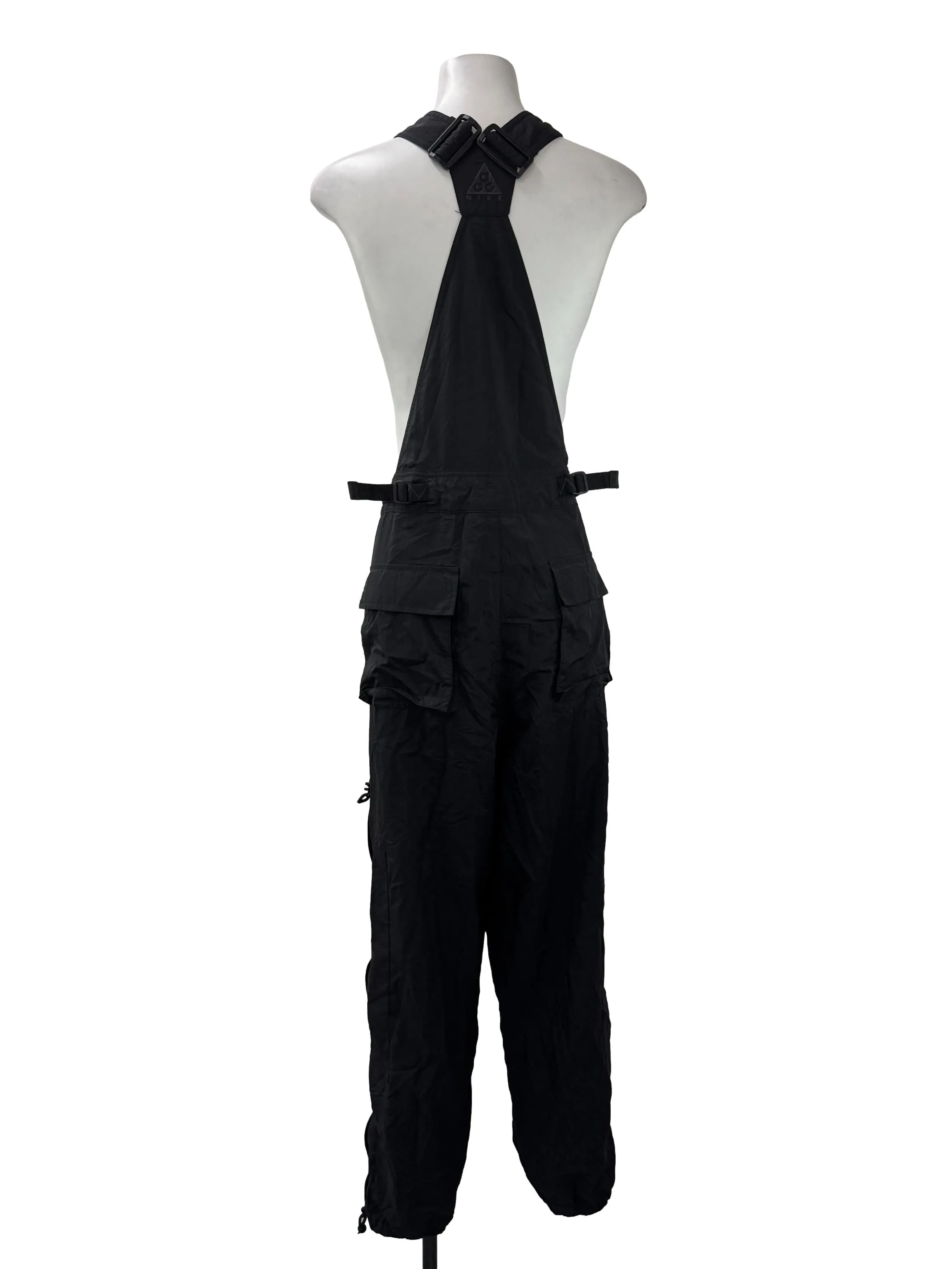 Black Utility Overalls