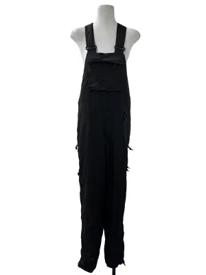 Black Utility Overalls