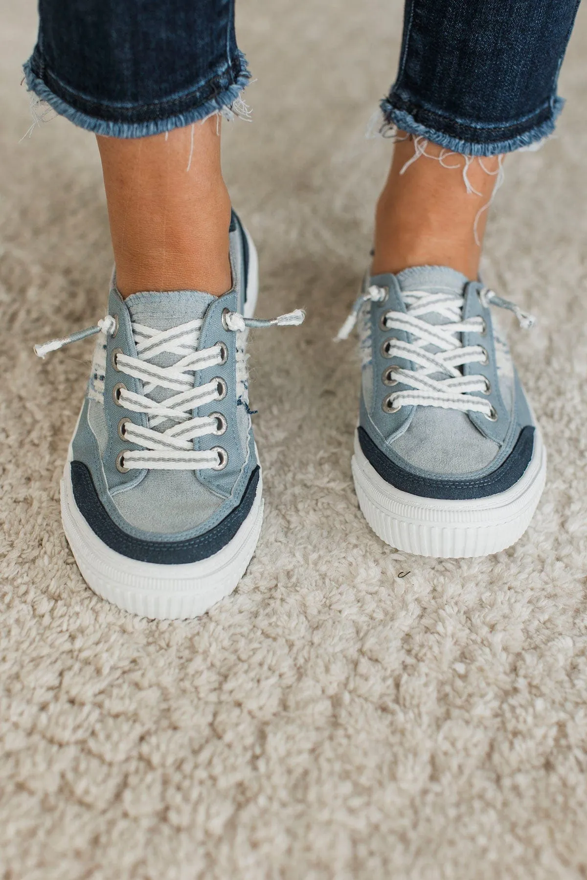 Blowfish Alex Sneakers- Foggy Blue