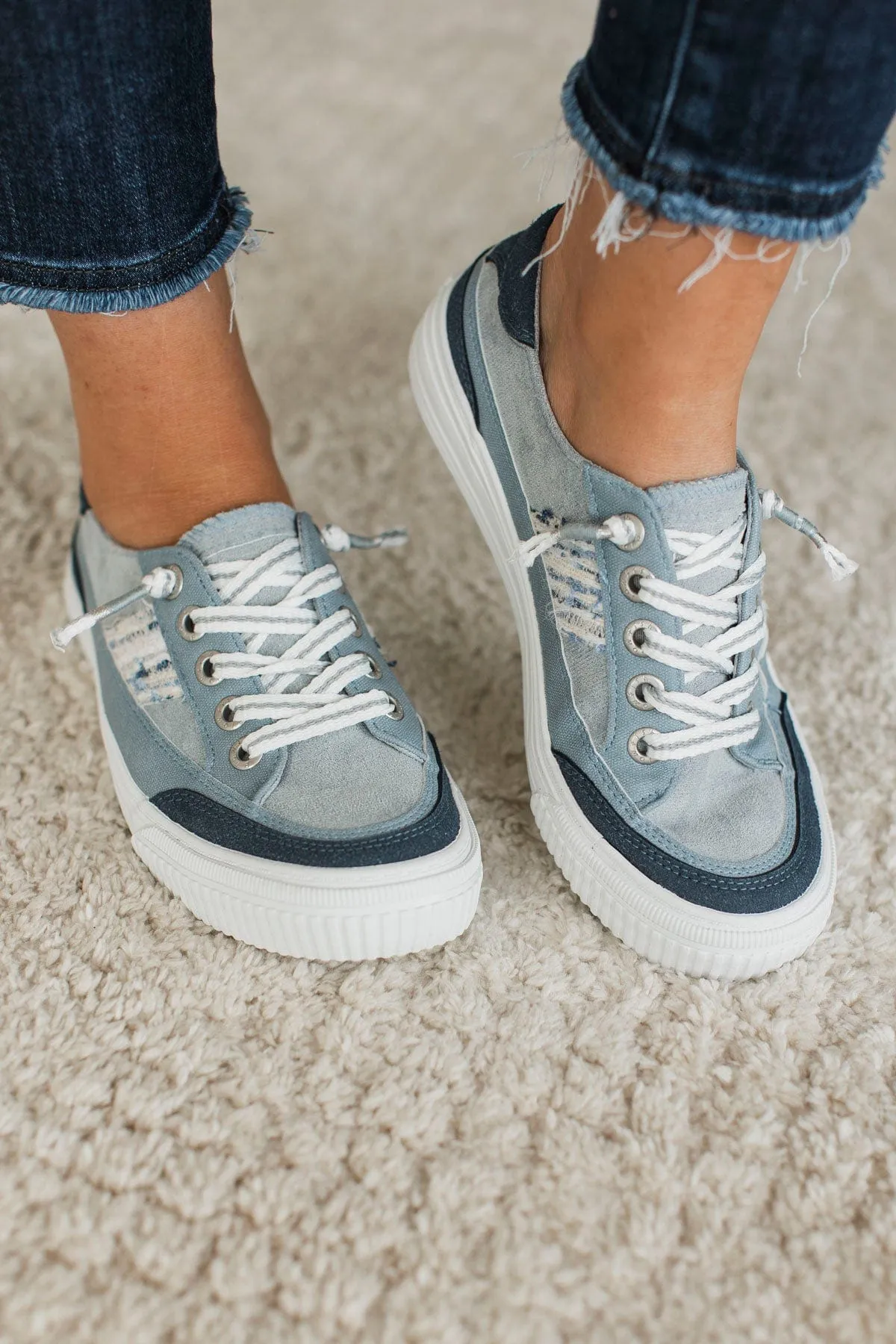 Blowfish Alex Sneakers- Foggy Blue