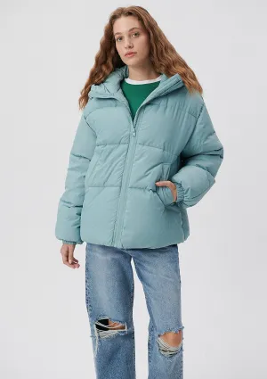 Blue Puffer Jacket