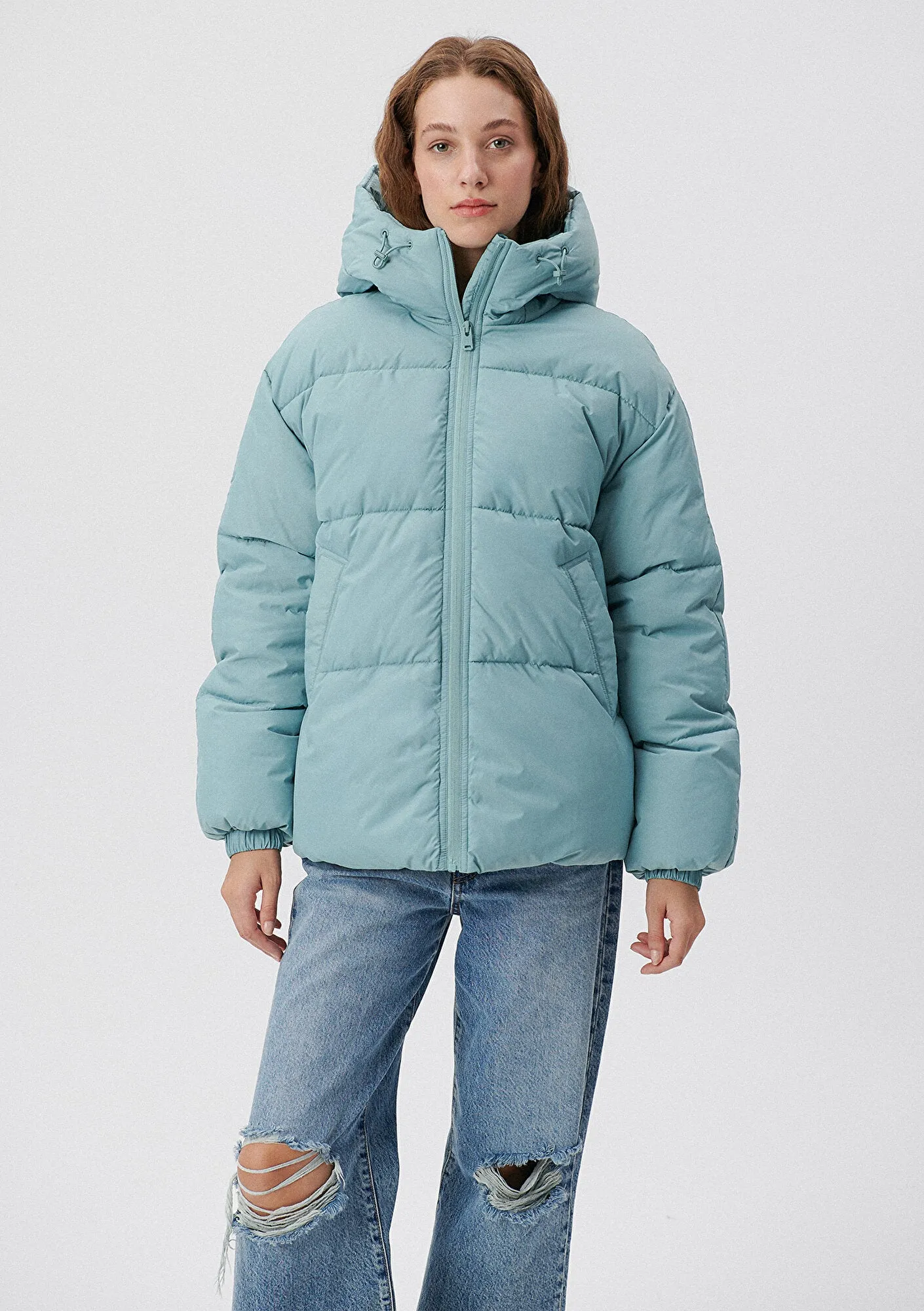 Blue Puffer Jacket
