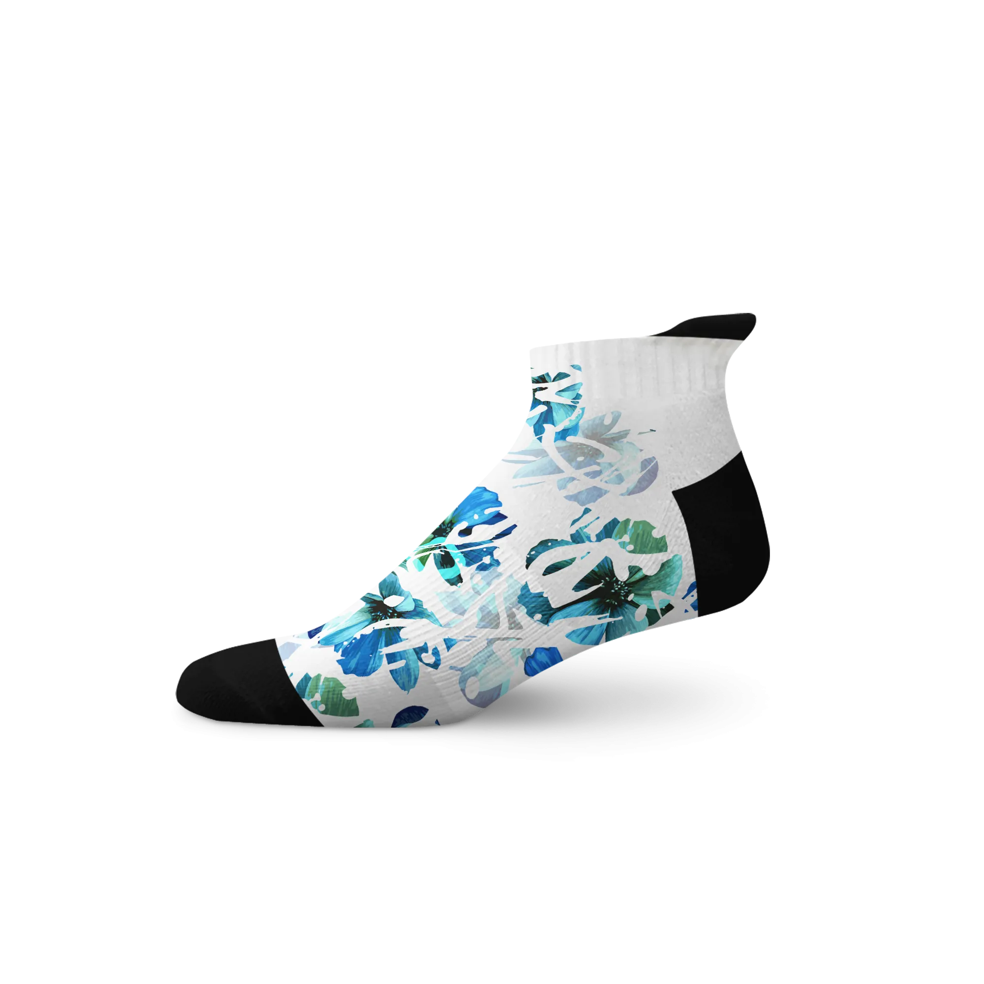 Blues White Tab Socks