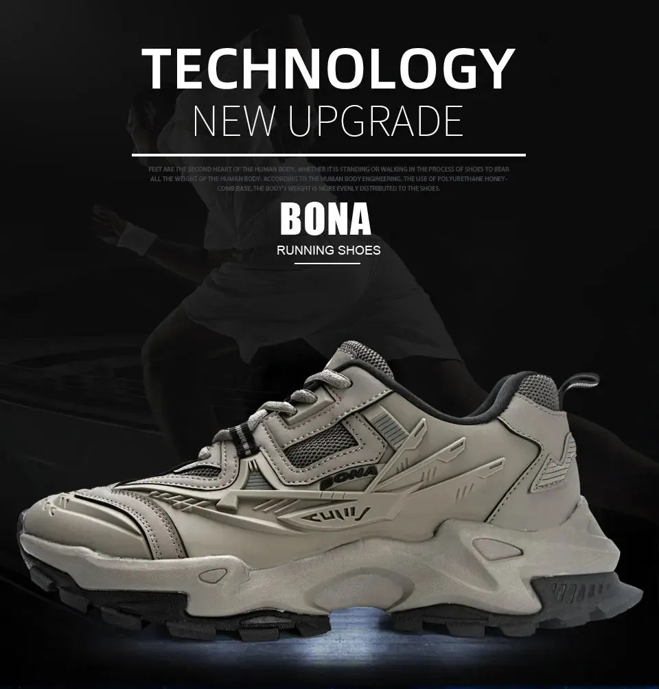 BONA 2023 Anti-Slip Lightweight Running Sneakers