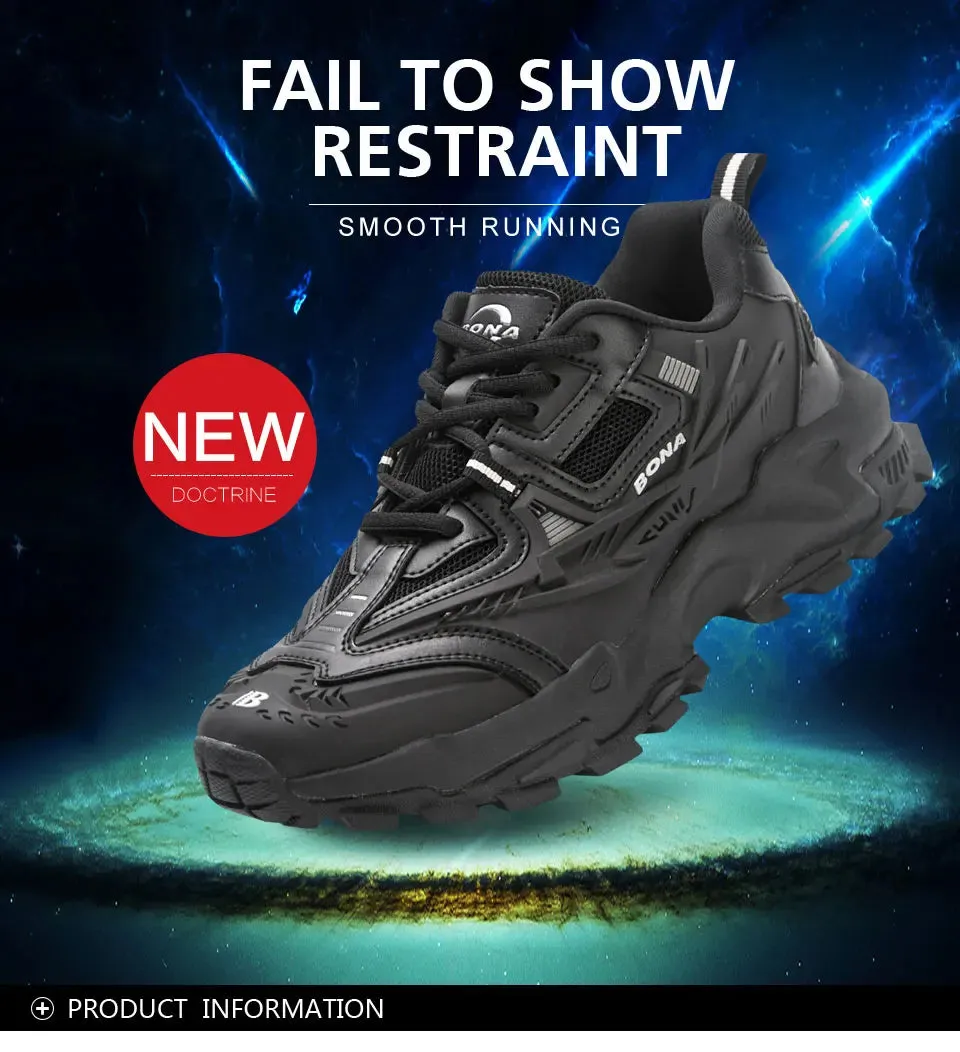 BONA 2023 Anti-Slip Lightweight Running Sneakers