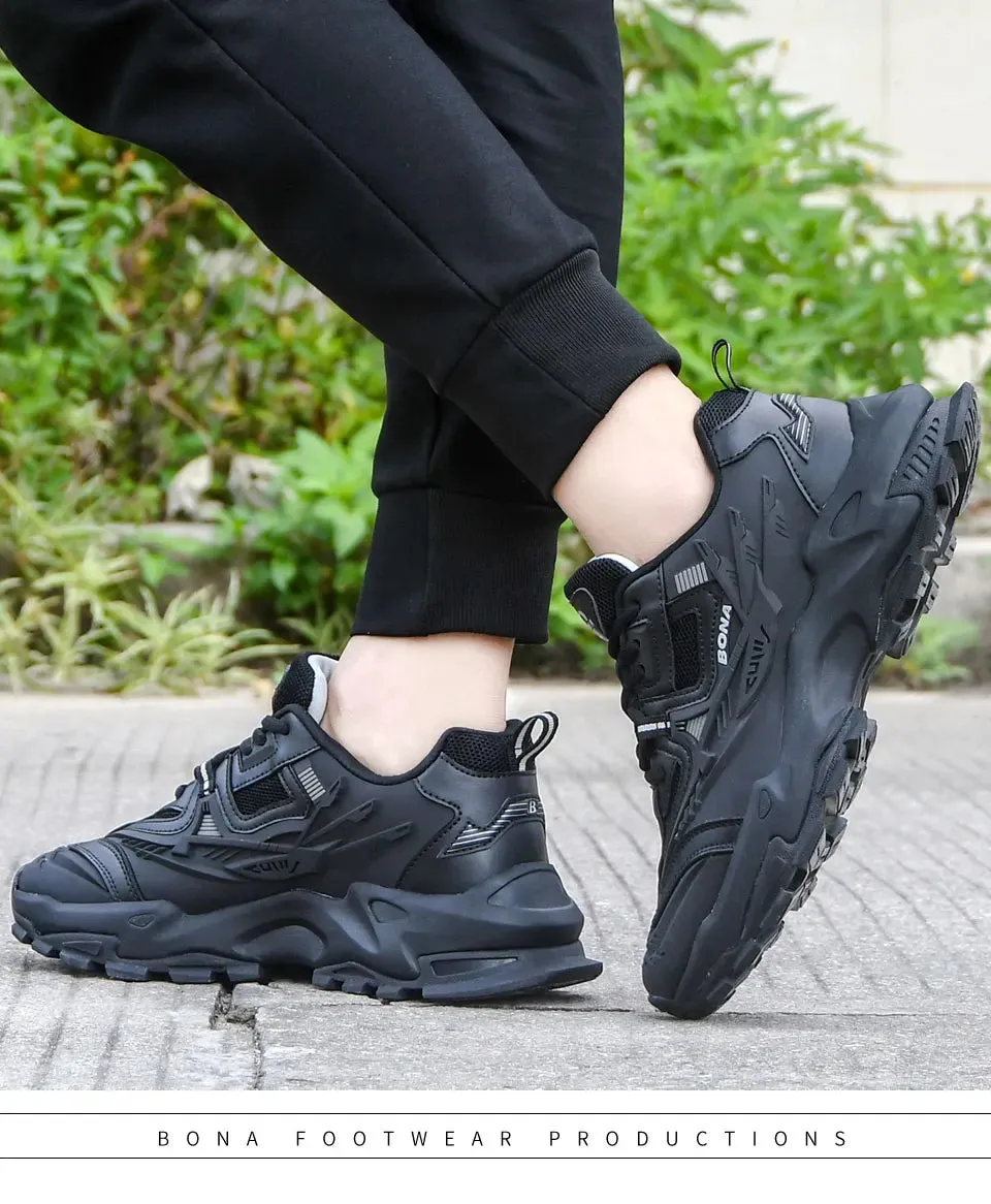 BONA 2023 Anti-Slip Lightweight Running Sneakers