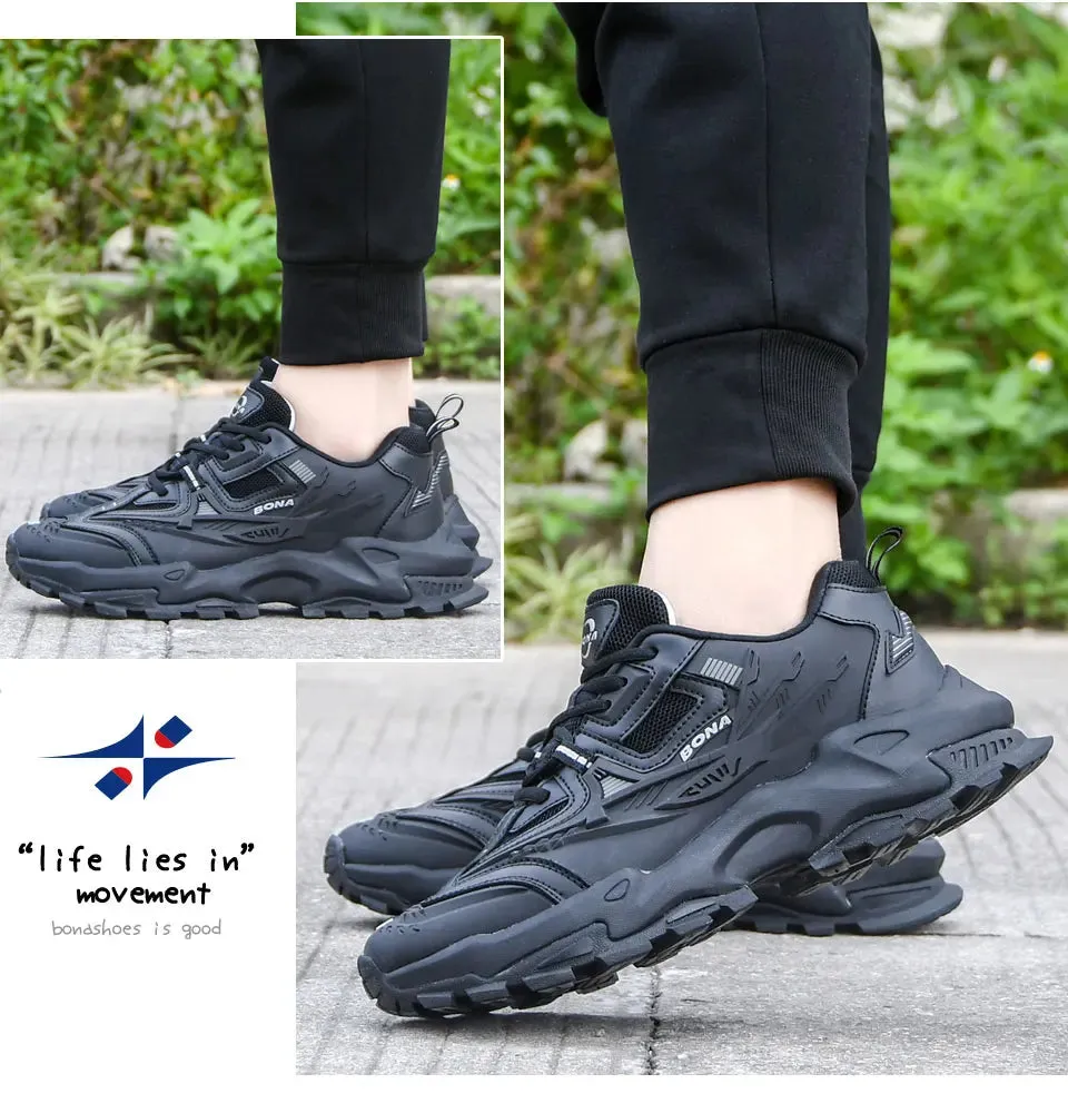 BONA 2023 Anti-Slip Lightweight Running Sneakers