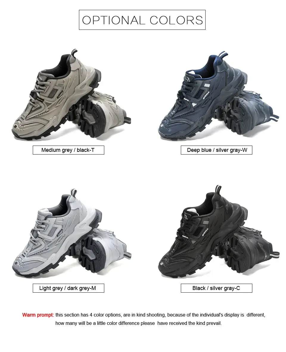 BONA 2023 Anti-Slip Lightweight Running Sneakers