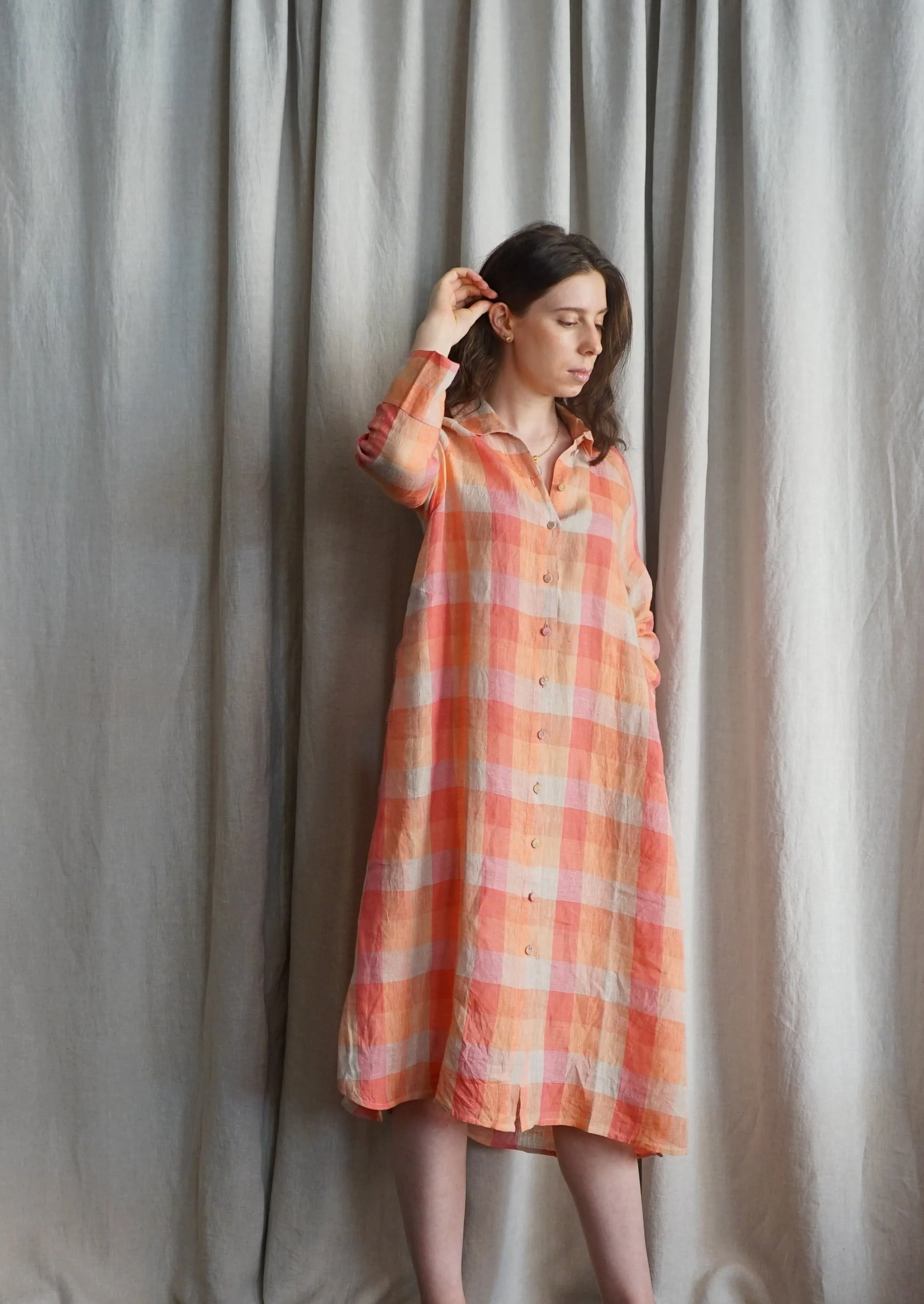 Bougainvillea Shirt Dress