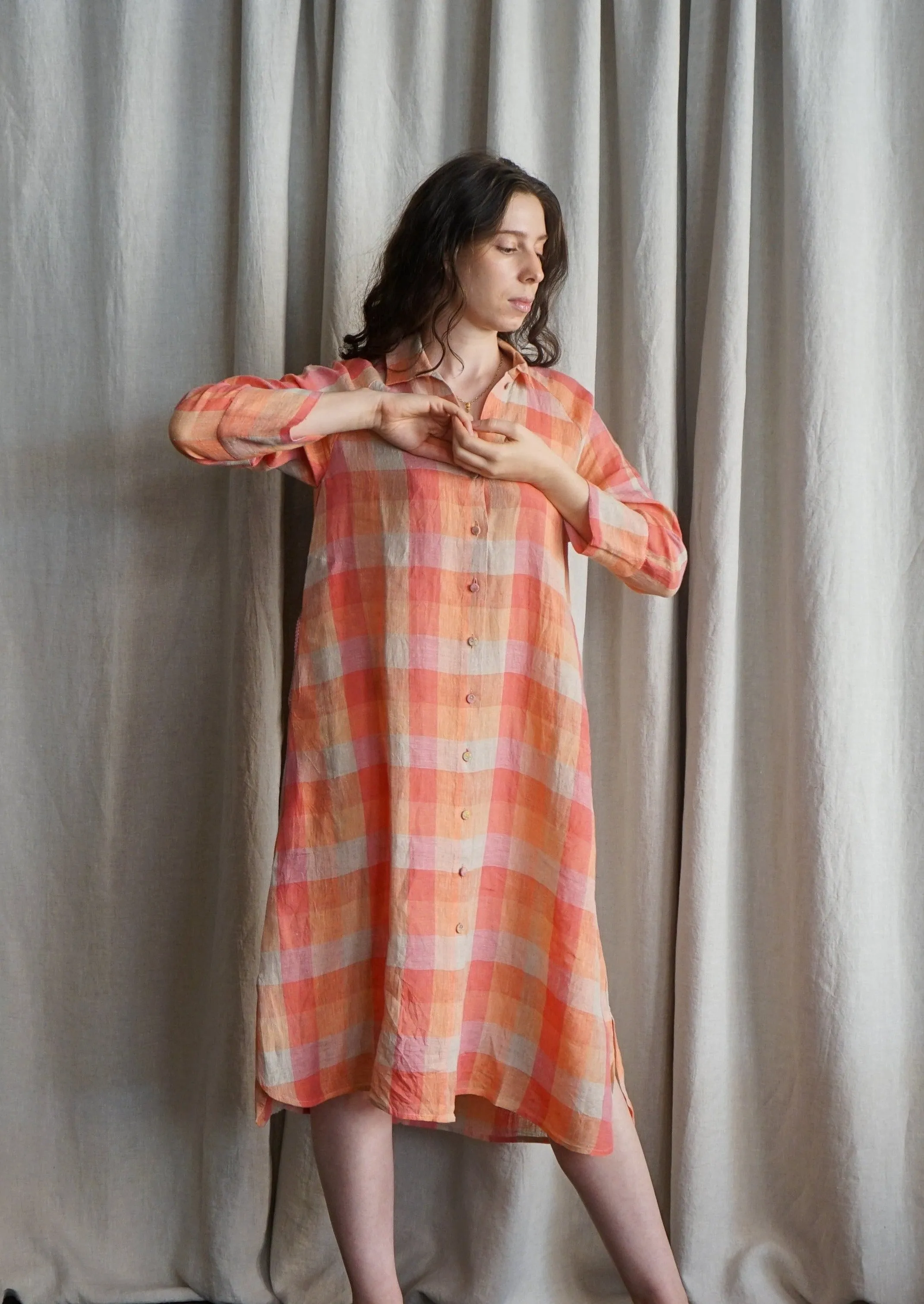 Bougainvillea Shirt Dress