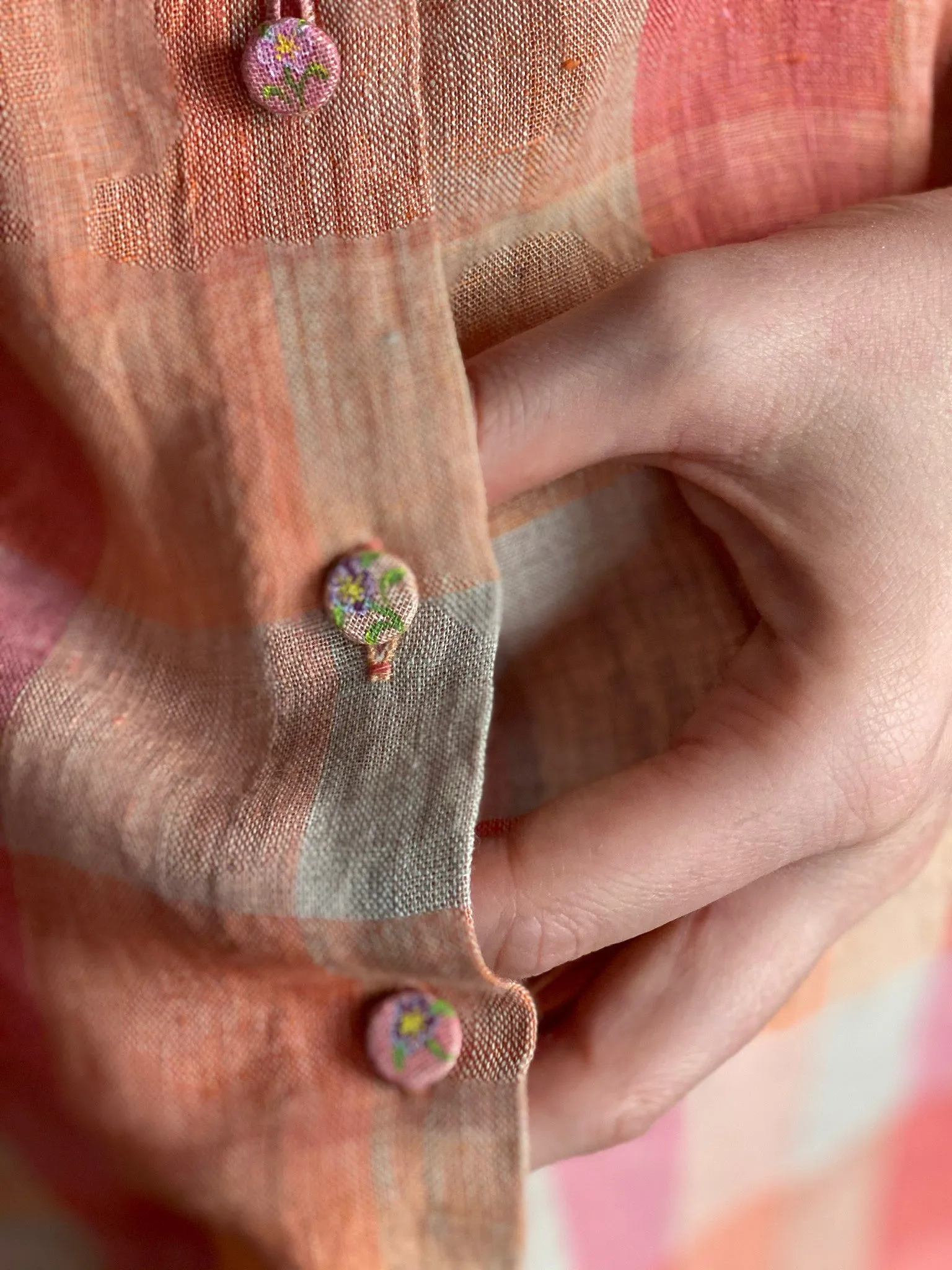 Bougainvillea Shirt Dress