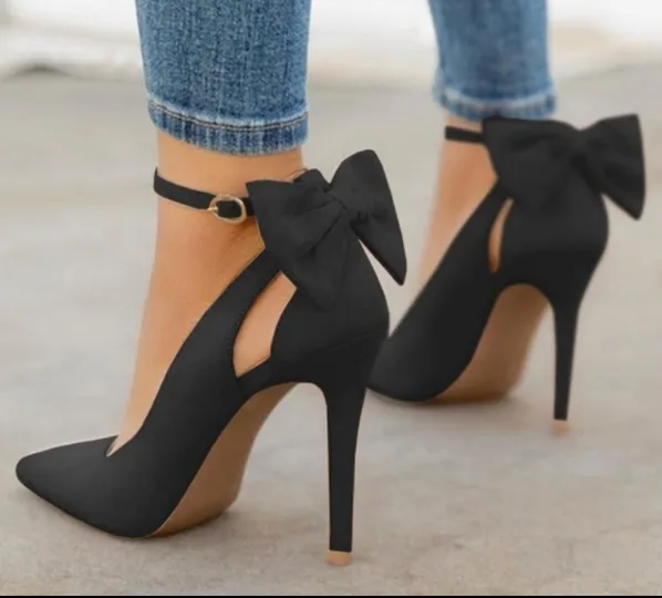 Bow Stiletto high heels
