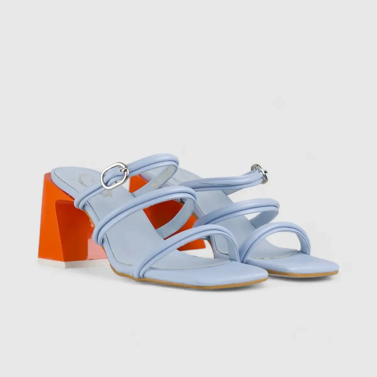 Bulbul Block Heel Sandal Blue CAR5017