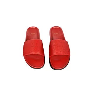 Buscemi Men's Classic Slide Guts Leather Sandals
